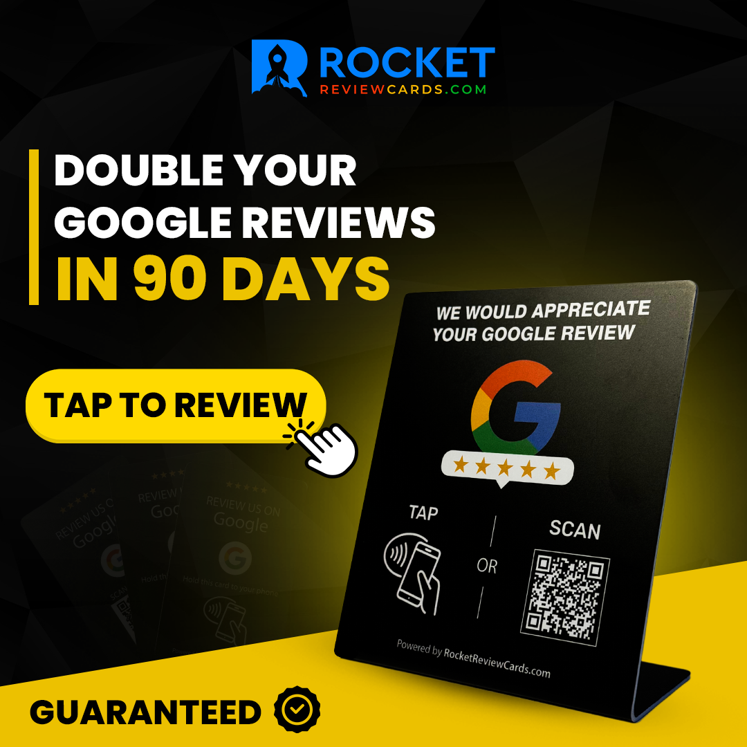 Rocket Google Review Stand